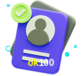 Tornar-se um membro do ok100 é muito simples