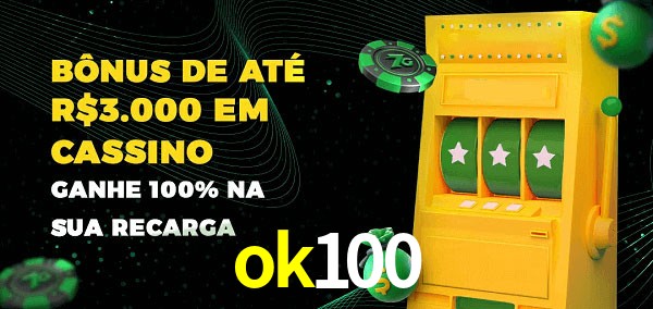 ok100 melhor bônus de depósito